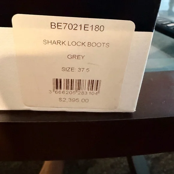 Givenchy grey Heeled Boots . Calf leather - Picture 11 of 12